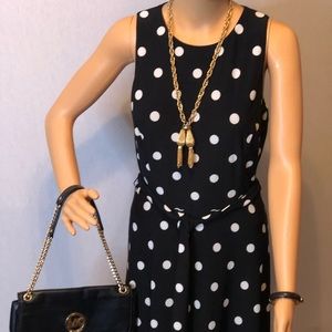 Lauren Ralph Lauren, Dress, Size 6, Polka dots, Black
